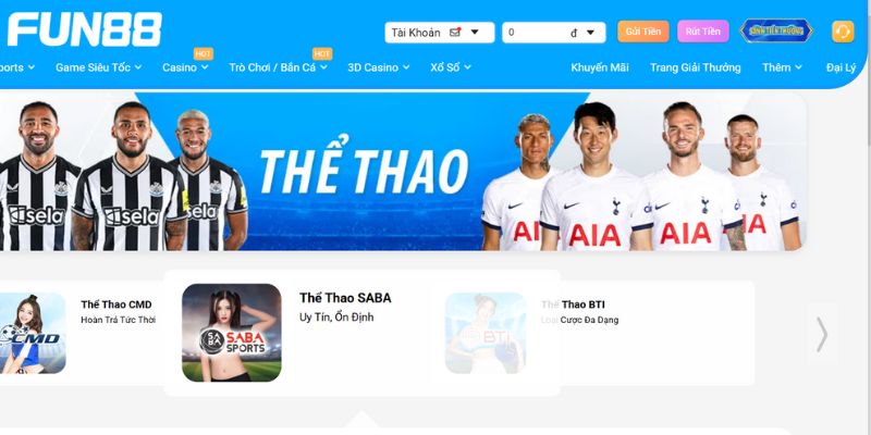 Sanh the thao FUN88