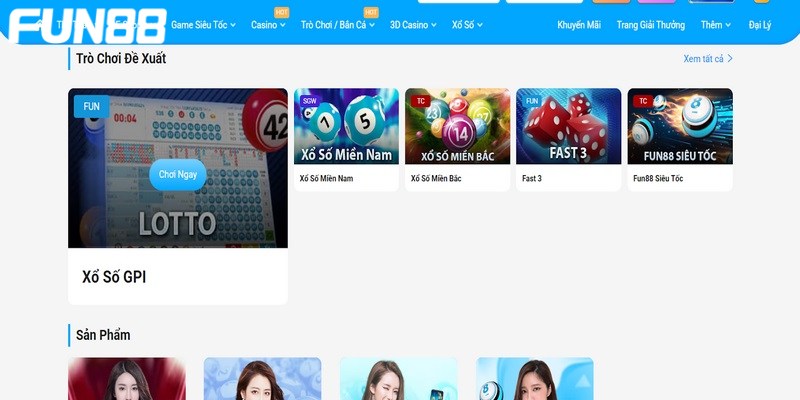 Xổ số FUN88 là một trong những điểm đến vô cùng lý tưởng